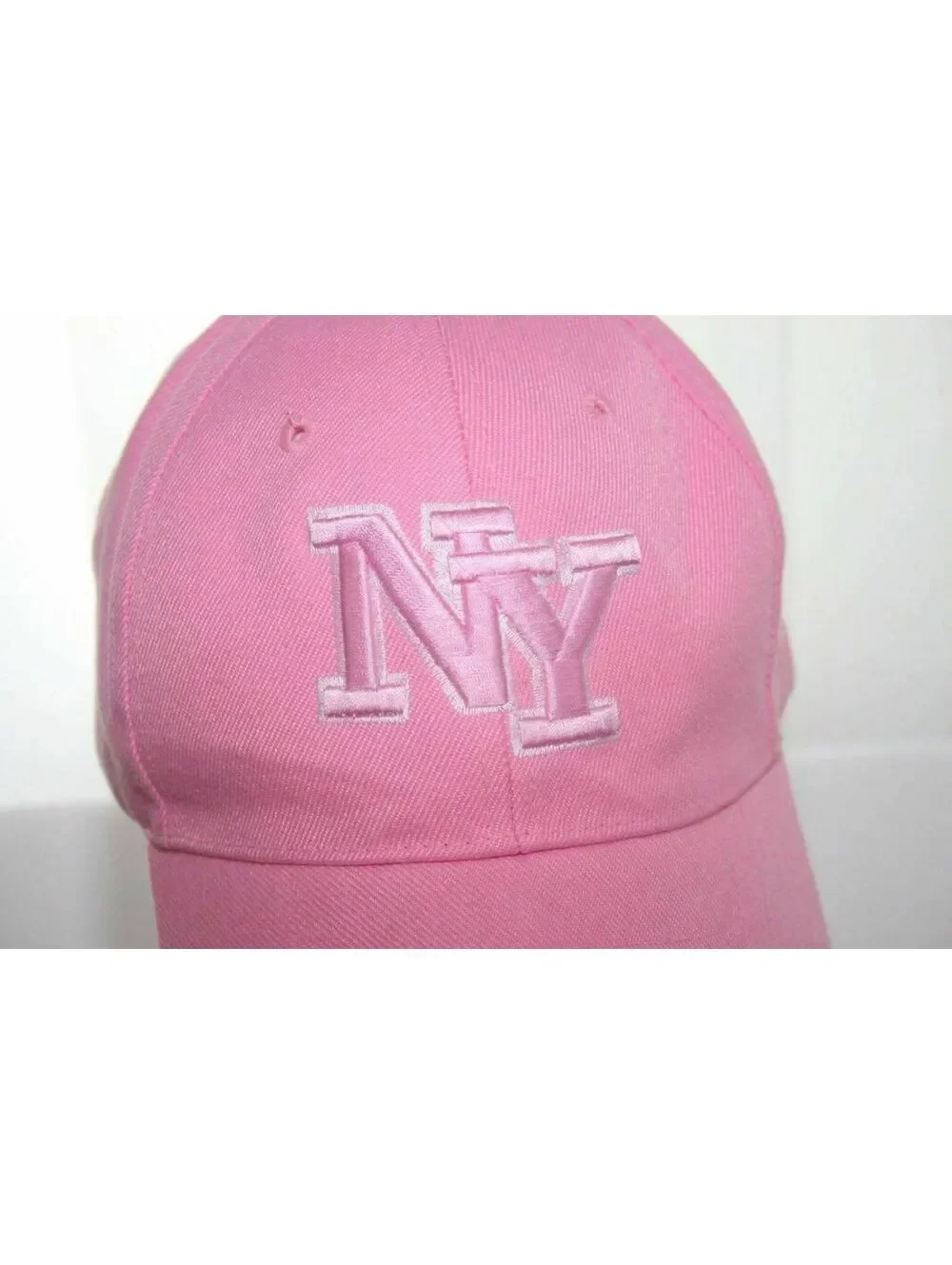Pink New York Hat - New York City Acrylic Strapback Baseball Cap